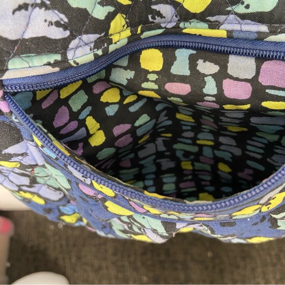 Vera Bradley Shoulder Bag Purse indigo Pop - Picture 6 of 9